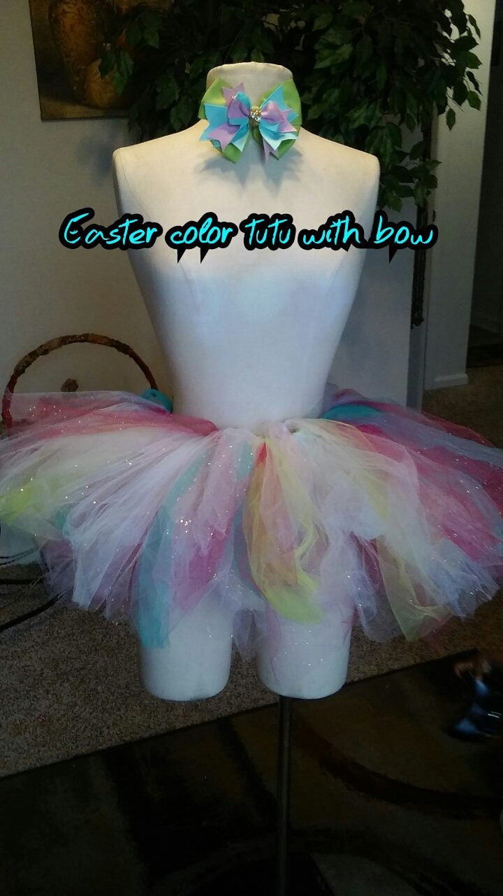 Easter Tutu w/Bow Set